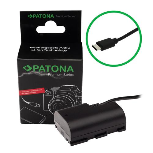 Premium USB-C Input battery adapter Canon XC10 EOS EOS 80D, Verzenden, Nieuw