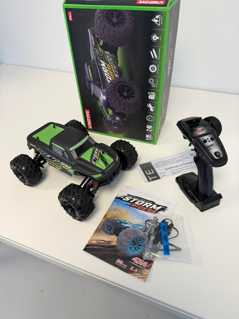 Ujietoys Storm Riders RC Monster Truck 36 km/u 1:16 - NIEUW, Elektro, Auto offroad, Nieuw, Ophalen of Verzenden