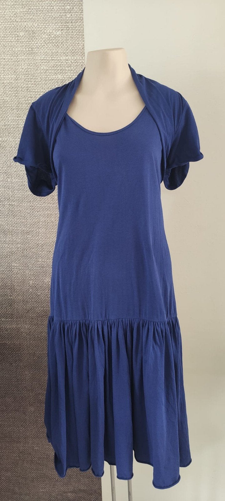 Cora Kemperman jurk, Blauw, Maat 42/44 (L), Ophalen of Verzenden, Zo goed als nieuw