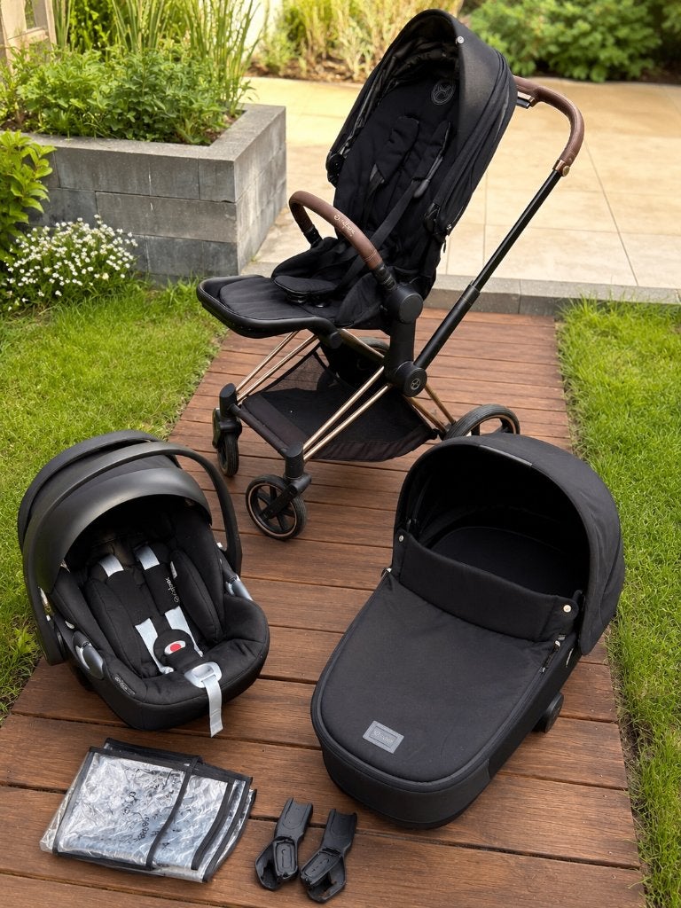 Complete Cybex Priam set Rosegold + Cloud Z2 Autostoel, Kinderen en Baby's, Kinderwagens en Combinaties, Combiwagen, Ophalen, Overige merken