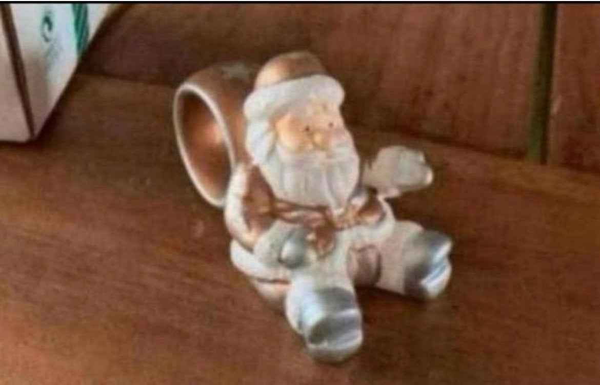 Kerst : Servetringen 4 Steen . NIEUW in doos . Etc etc etc, Diversen, Kerst, Ophalen of Verzenden, Nieuw