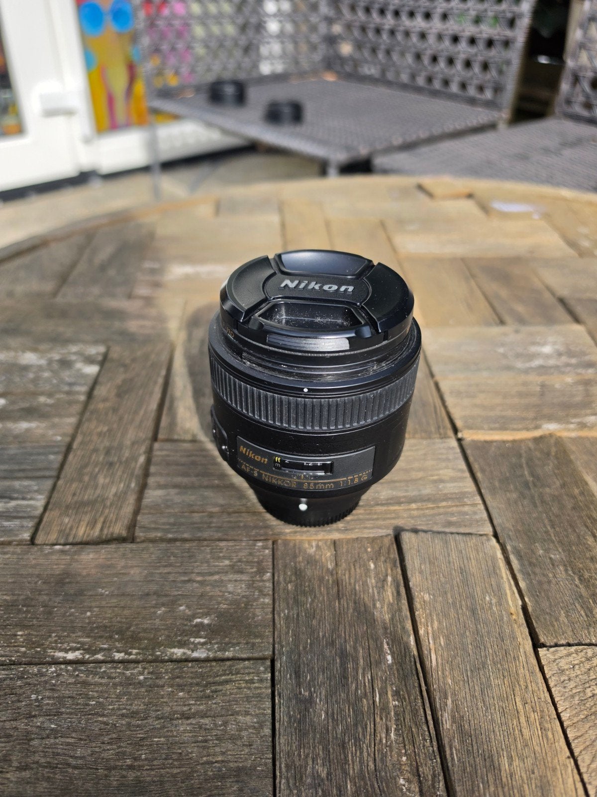 Nikon AF-S 85mm F/1.8 lens - Perfecte staat, Zonnekap, Nikon, Ophalen of Verzenden, Zo goed als nieuw