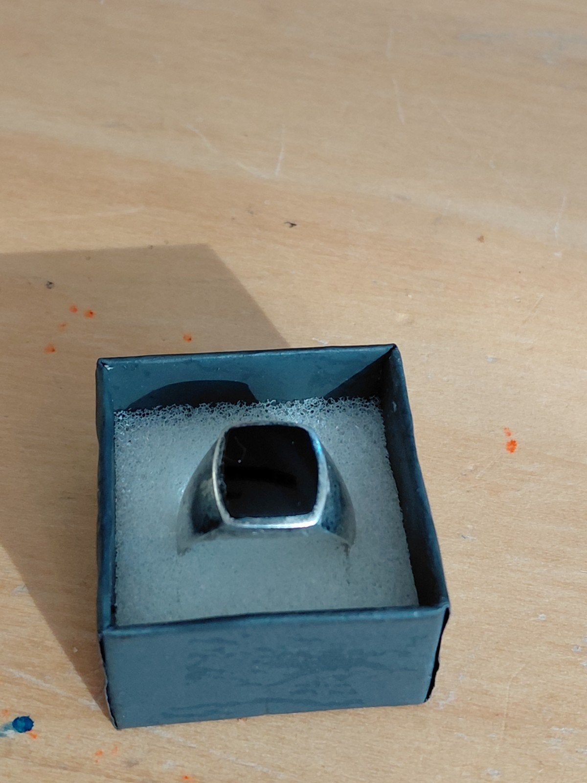 PRACHTIG GAVE ZILVEREN [ 925 AM ] GEMERKTE RETRO RING, Ophalen of Verzenden