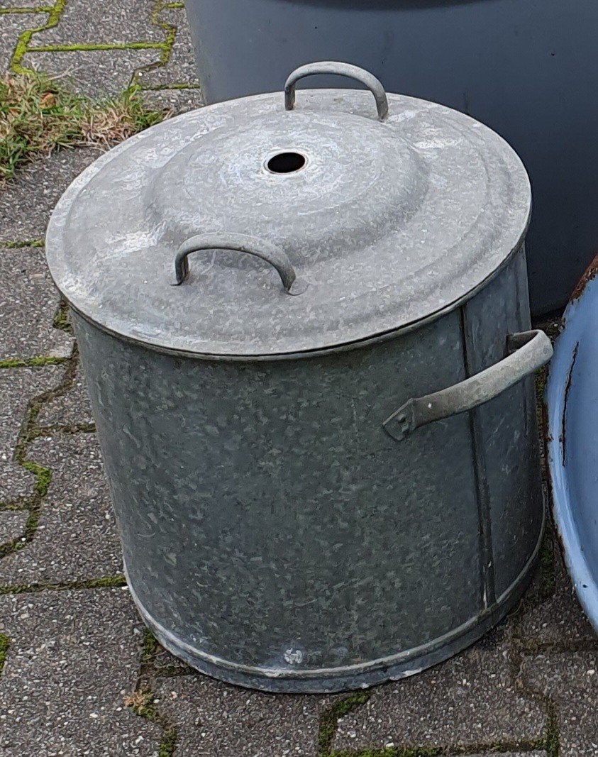 Wasketel, Ophalen, Gebruikt