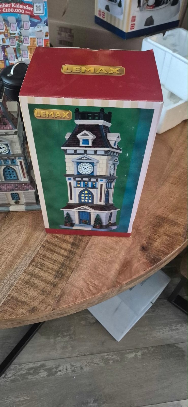 Lemax Klokkentoren - Gedetailleerd Kerstdorp Figuur, Meerkleurig, Verzenden, Composieten, Klassiek