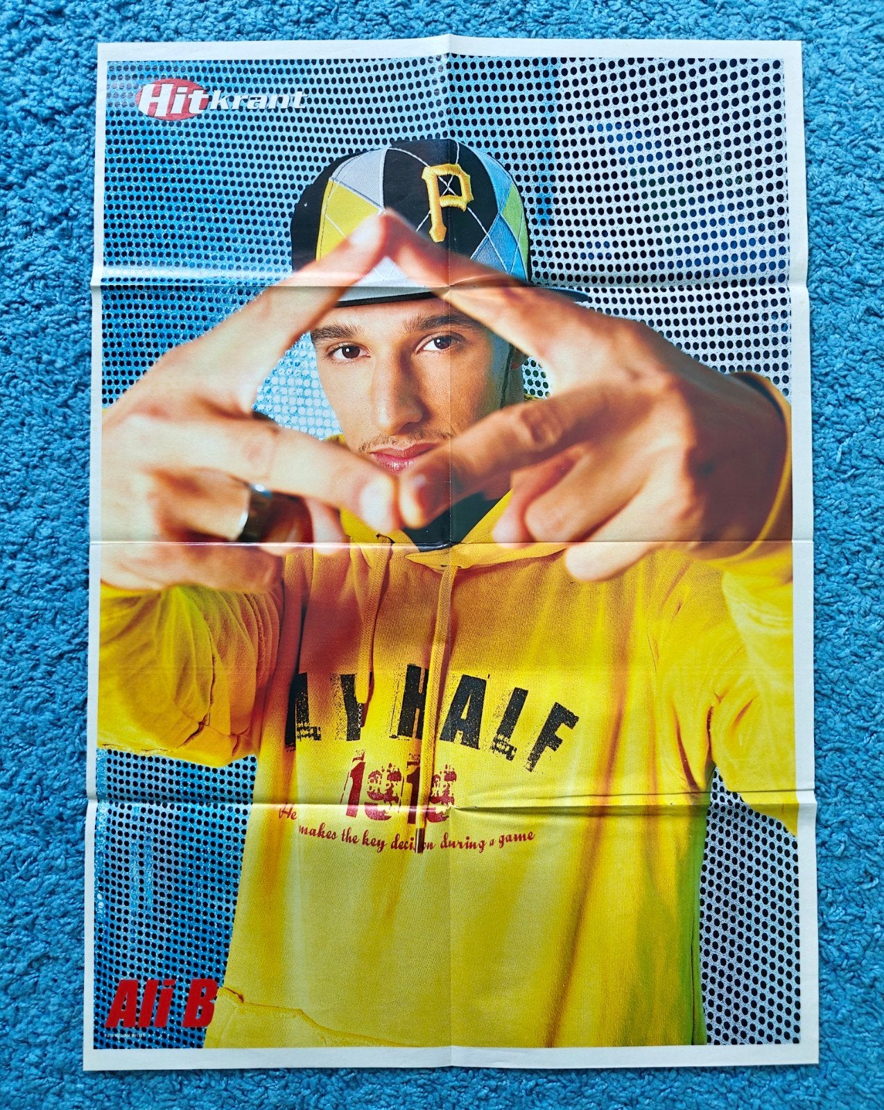 Ali B poster hitkrant vintage 2, Verzamelen, Rechthoekig Staand, Nieuw, Ophalen of Verzenden, A1 t/m A3