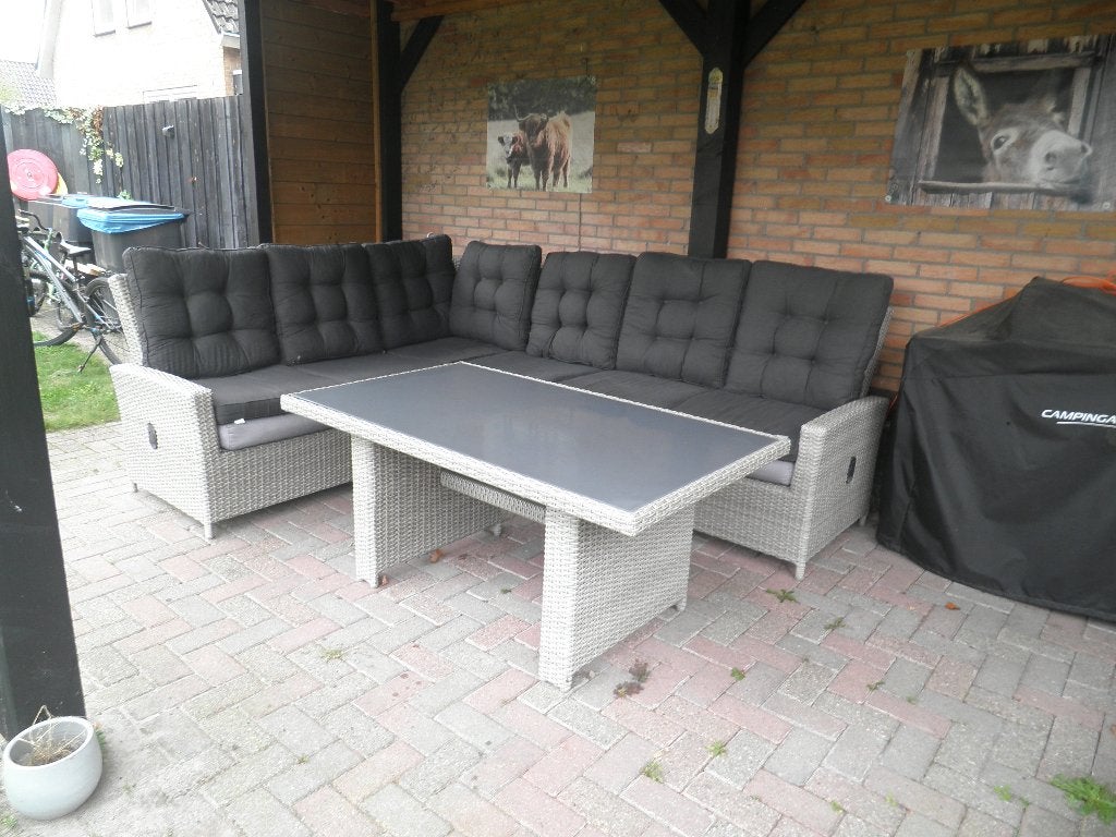 loungeset, Tuin en Terras, Ophalen, Gebruikt, 6 zitplaatsen, Loungeset