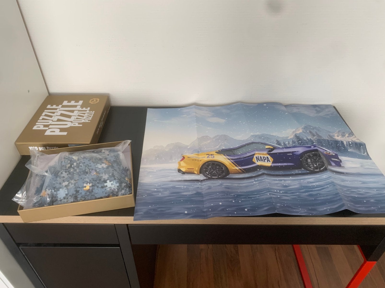 NAPA Winter Wonderland Puzzel - 1000 stukjes, Ophalen, 500 t/m 1500 stukjes, Zo goed als nieuw, Legpuzzel