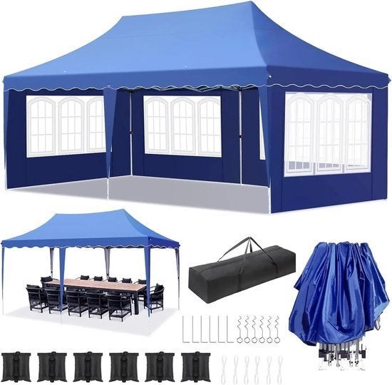 Partytent - Partytenten - Tuinpaviljoen - Paviljoen - Easy u, Corvance B.V., Verzenden, Nieuw, Corvancebol@gmail.com