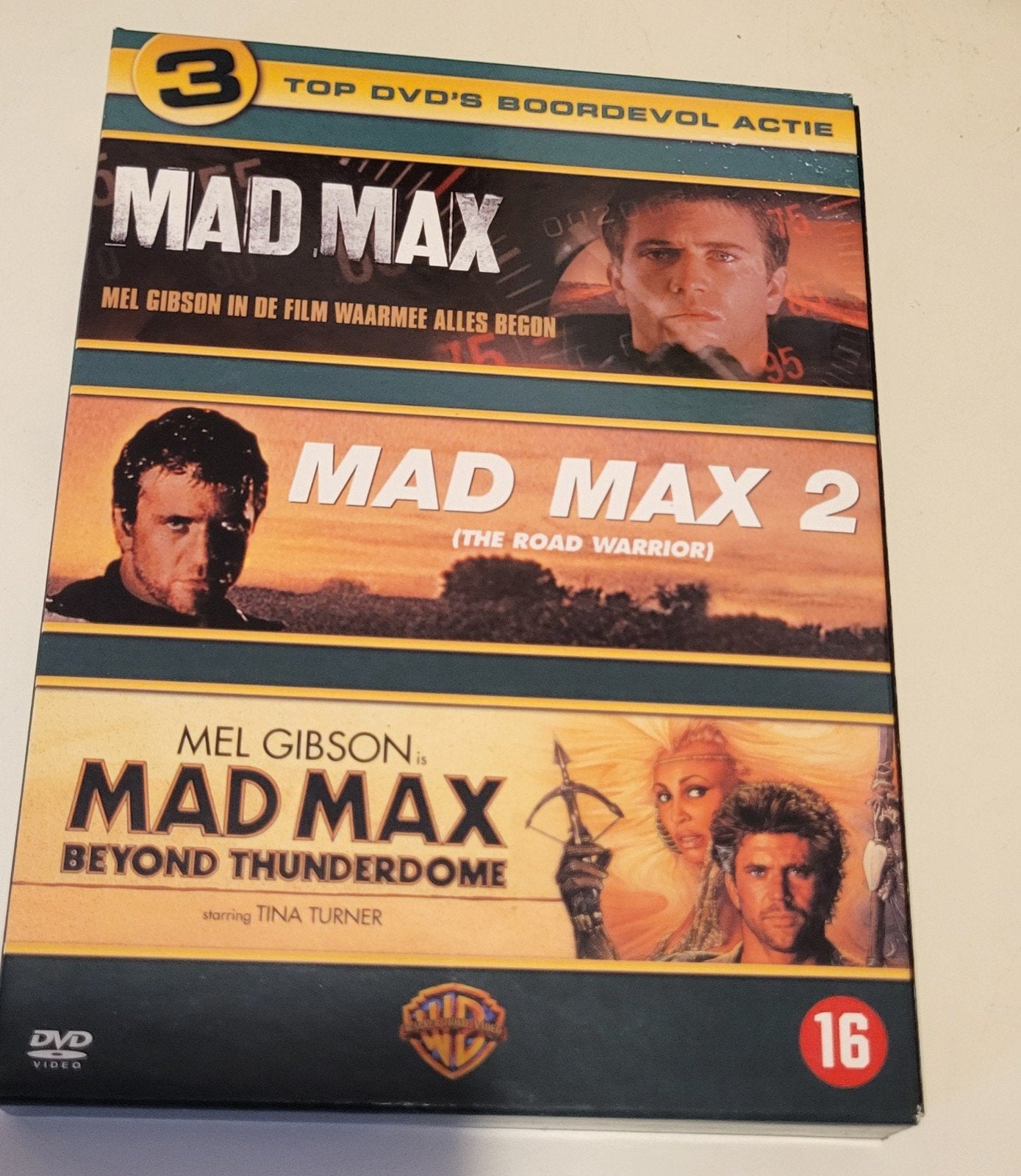 Mad Max Trilogie (DVD) - De Complete Collectie, Ophalen, Vanaf 16 jaar, Spaans, Inclusief doosje
