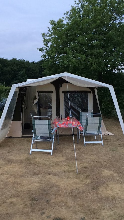 Trigano Odyssee, Caravans en Kamperen, Vouwwagens, Ophalen, Trigano, Aanwezig, Tot en met 6