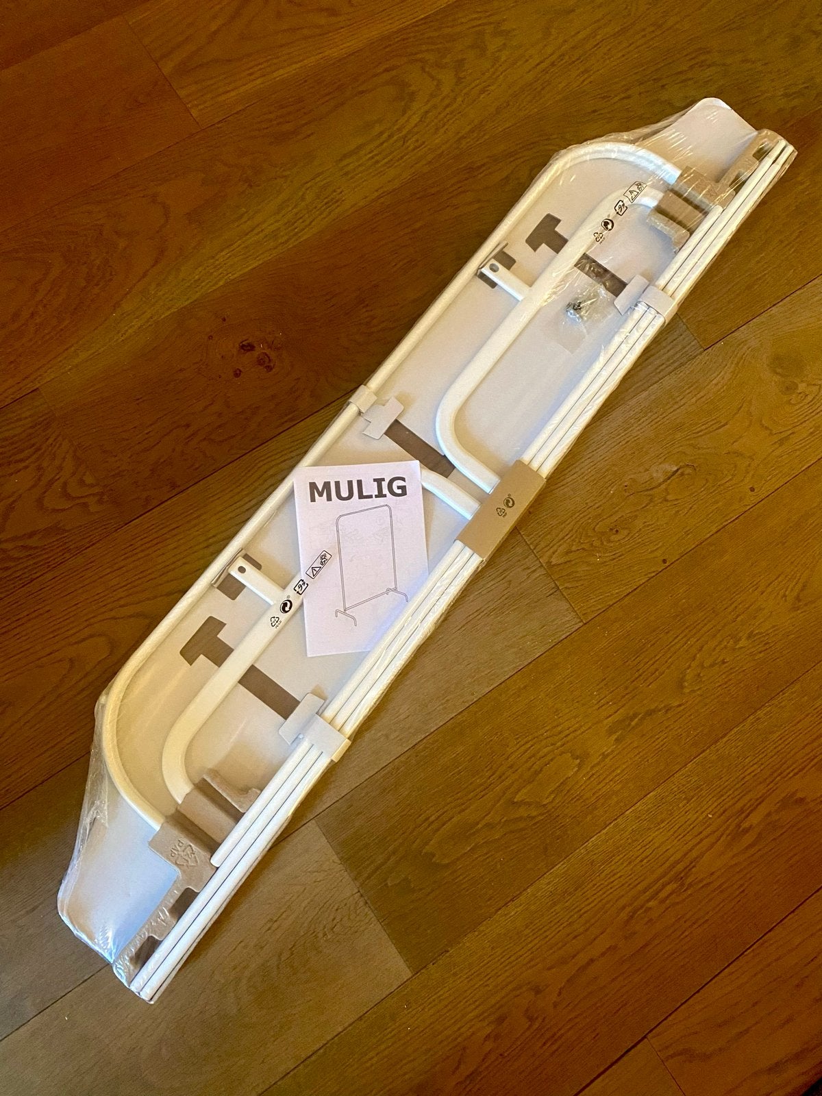 IKEA MULIG Kledingrek - Wit, Nieuw in verpakking, Kleding | Dames, Kledingrekken, Ophalen, Nieuw