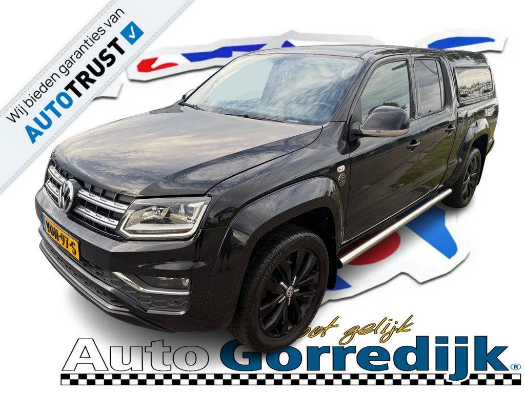 Volkswagen Amarok 3.0 TDI 4Motion DC Aventura V6 258Pk 5Pers, Auto's, Volkswagen, Gebruikt, Zwart, Bedrijf, Diesel