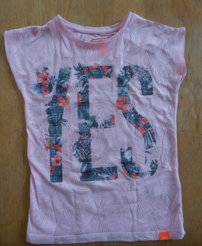 shirt maat 134/140, Kinderen en Baby's, Kinderkleding | Maat 134, Meisje, Ophalen of Verzenden, Zo goed als nieuw, Shirt of Longsleeve