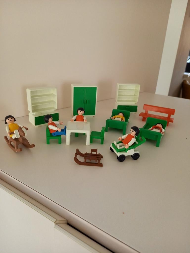Playmobil Poppenhuis Meubels en Speeltuin Set, Ophalen of Verzenden, Gebruikt, Jongen of Meisje