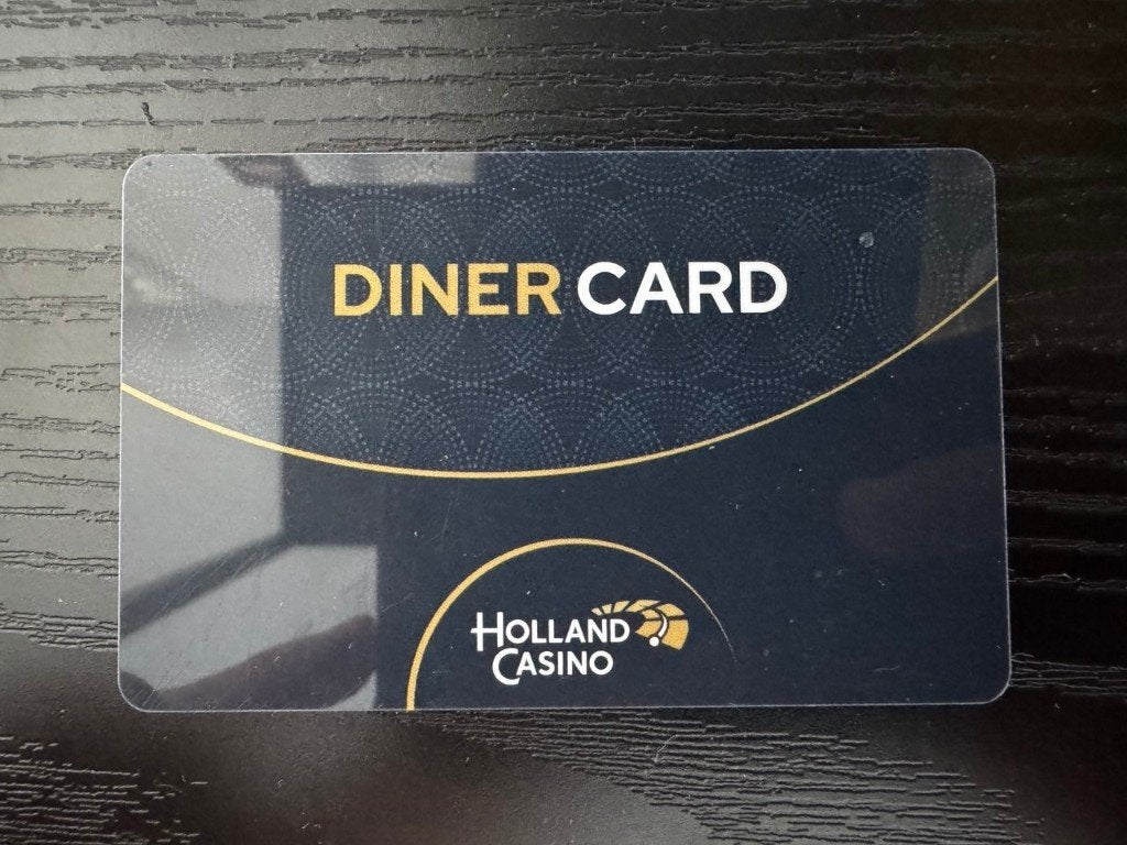 Holand Casino Diner Card van 50 euro, Tickets en Kaartjes, Kortingen en Cadeaubonnen, Twee personen, Cadeaubon, Arrangement, Overige typen