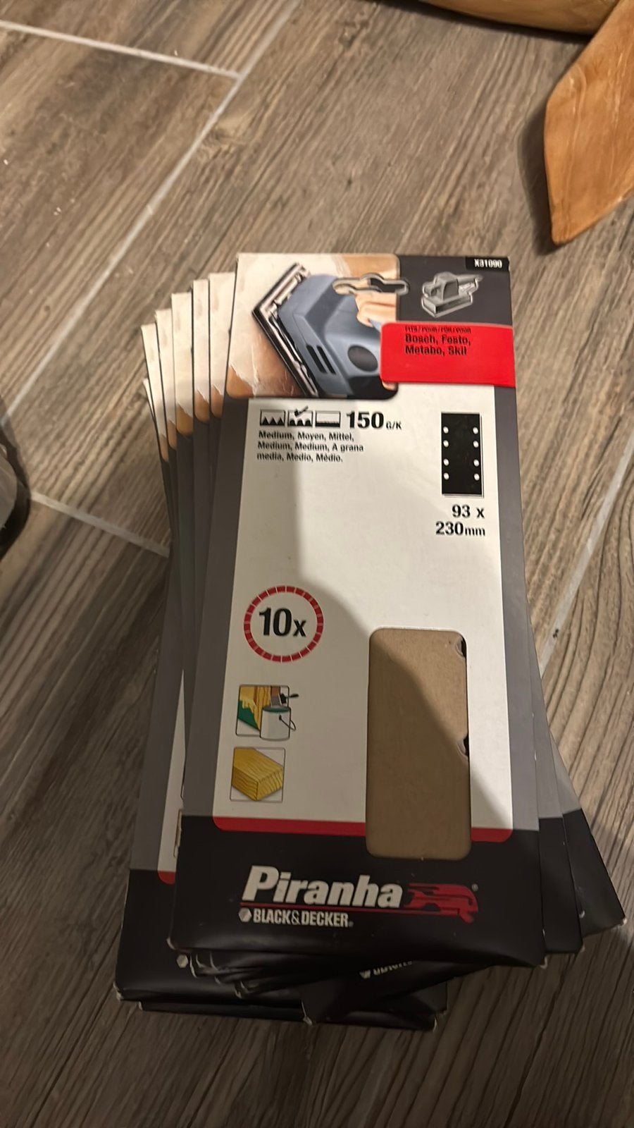 Black & Decker Piranha X31090, Ophalen of Verzenden, Nieuw, Minder dan 600 watt, Vlakschuurmachine
