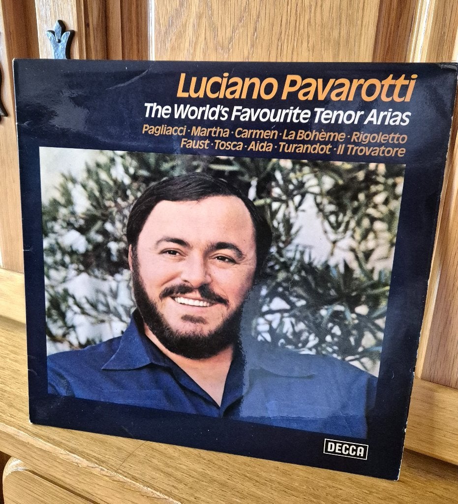 Luciano Pavarotti – The World's Favourite Tenor Arias - Lp, LP, Opera of Operette, Ophalen of Verzenden, Zo goed als nieuw