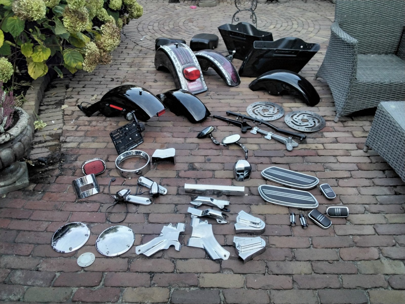 onderdelen wielen spatborden, Motoren, Ophalen of Verzenden, Nieuw