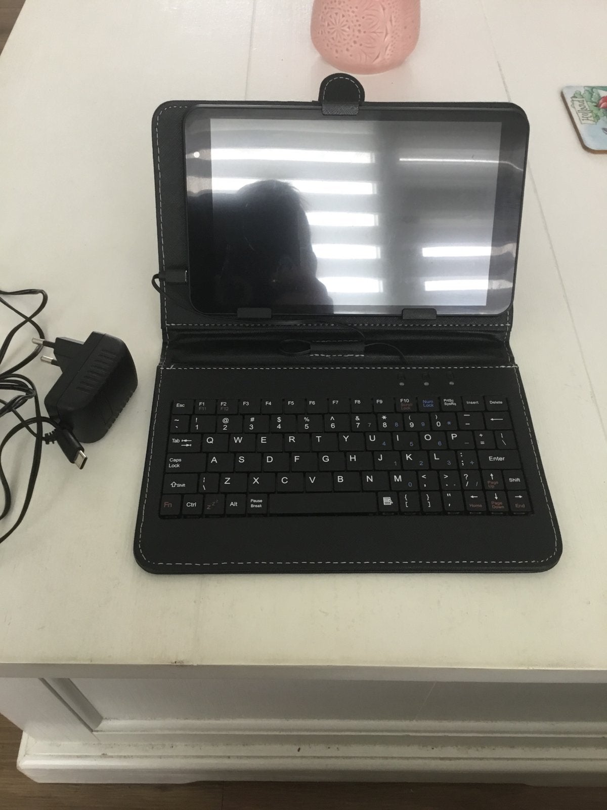 8 Inch Android tablet incl hoes en toetsenbord, Computers en Software, Android Tablets, Ophalen, Zo goed als nieuw, Wi-Fi, 16 GB
