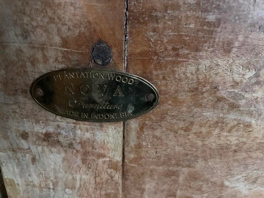 Salontafel teakhout - Nova Furniture, Made in Indonesia, Huis en Inrichting, Tafels | Salontafels, Gebruikt, 100 tot 150 cm, Ophalen of Verzenden