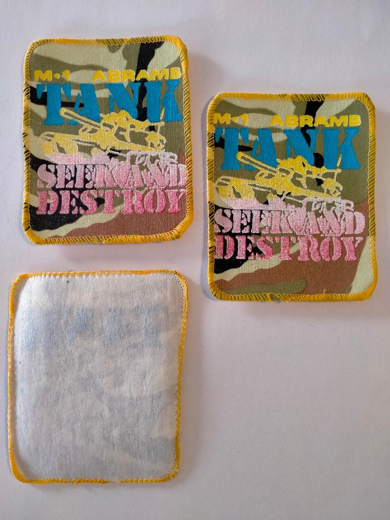 M-1 M1 Abrams Tank vintage leger kleding patch embleem logo, Ophalen of Verzenden, Overige soorten, Overige gebieden, Embleem of Badge