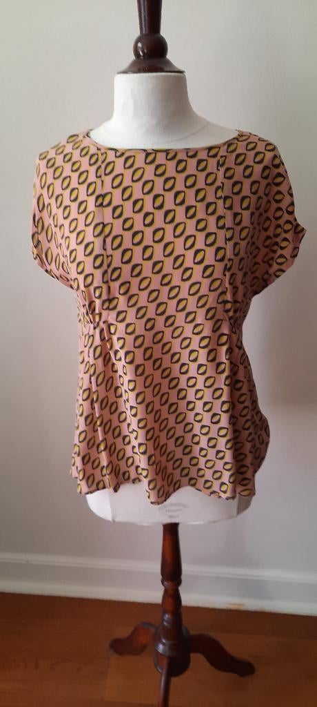 dames blouse, merk Max Mara, maat M, Maat 38/40 (M), Ophalen of Verzenden, Zo goed als nieuw, Grijs
