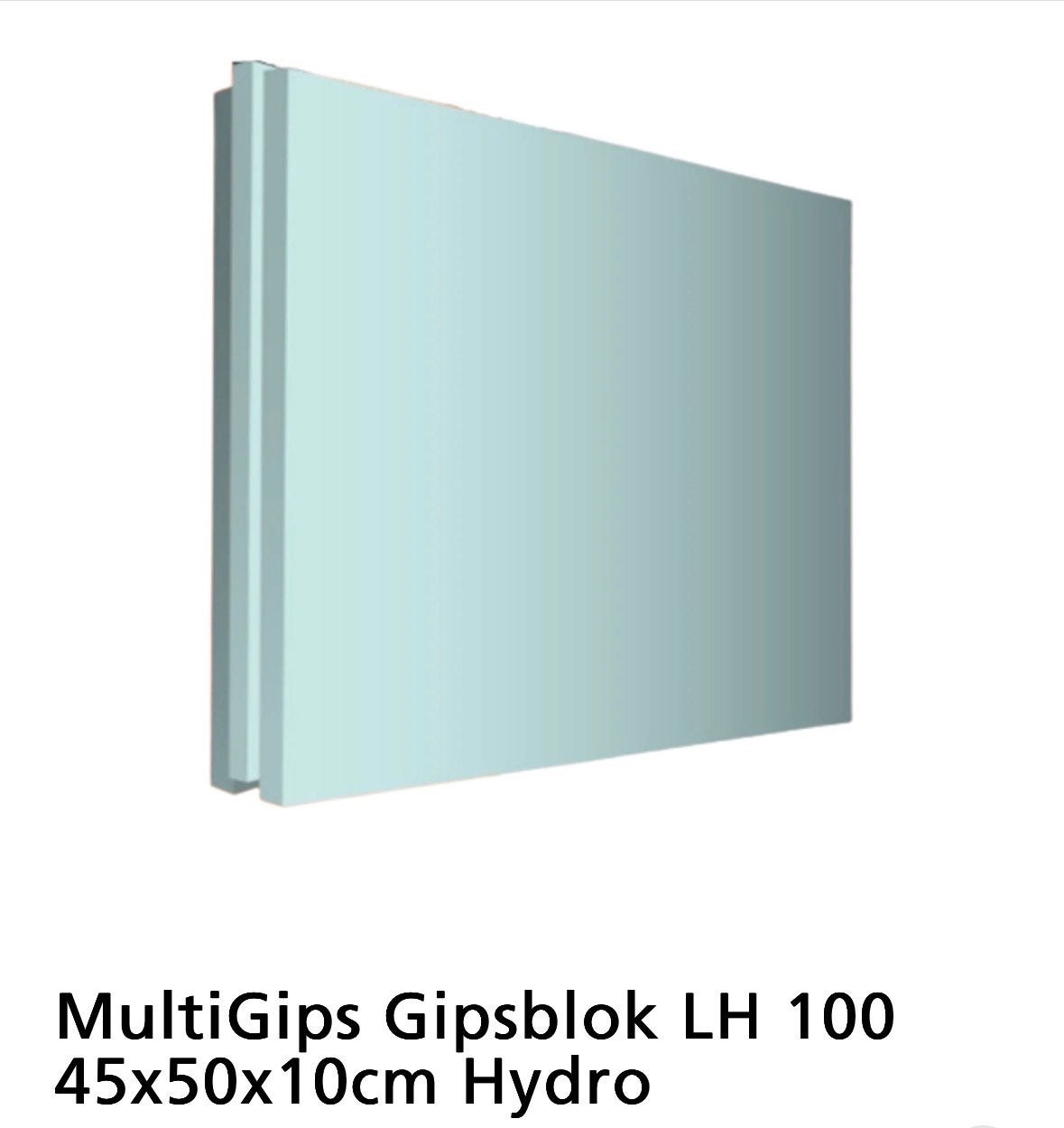 7 Stuks, MultiGips Gipsblok LH 100 Hydro 45x50x10cm, Doe-het-zelf en Verbouw, Ophalen, Nieuw, Overige materialen, 50 tot 100 mm