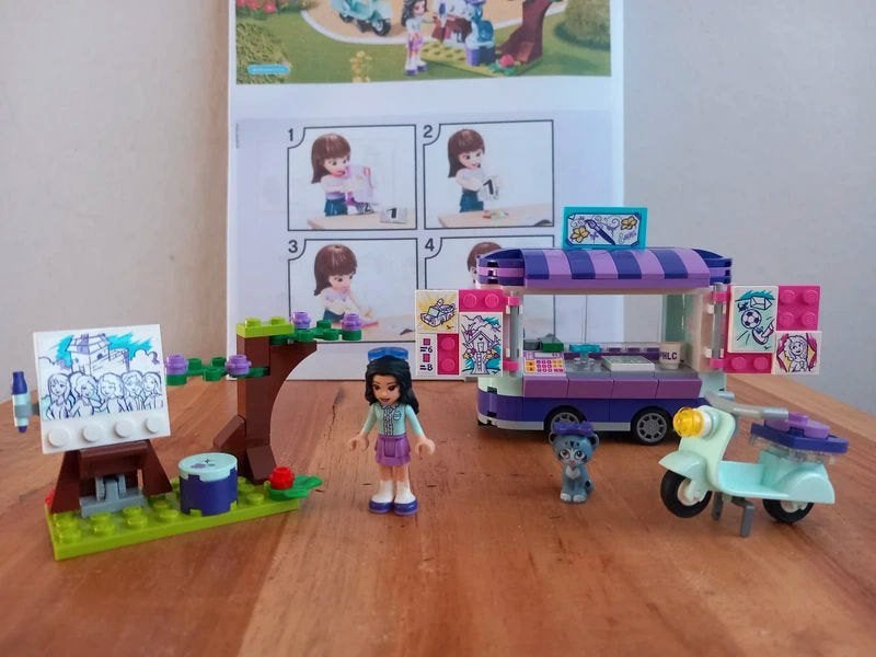 Lego Friends 41332 Emma’s Kunstkraam., Kinderen en Baby's, Gebruikt, Lego, Friends, Ophalen of Verzenden