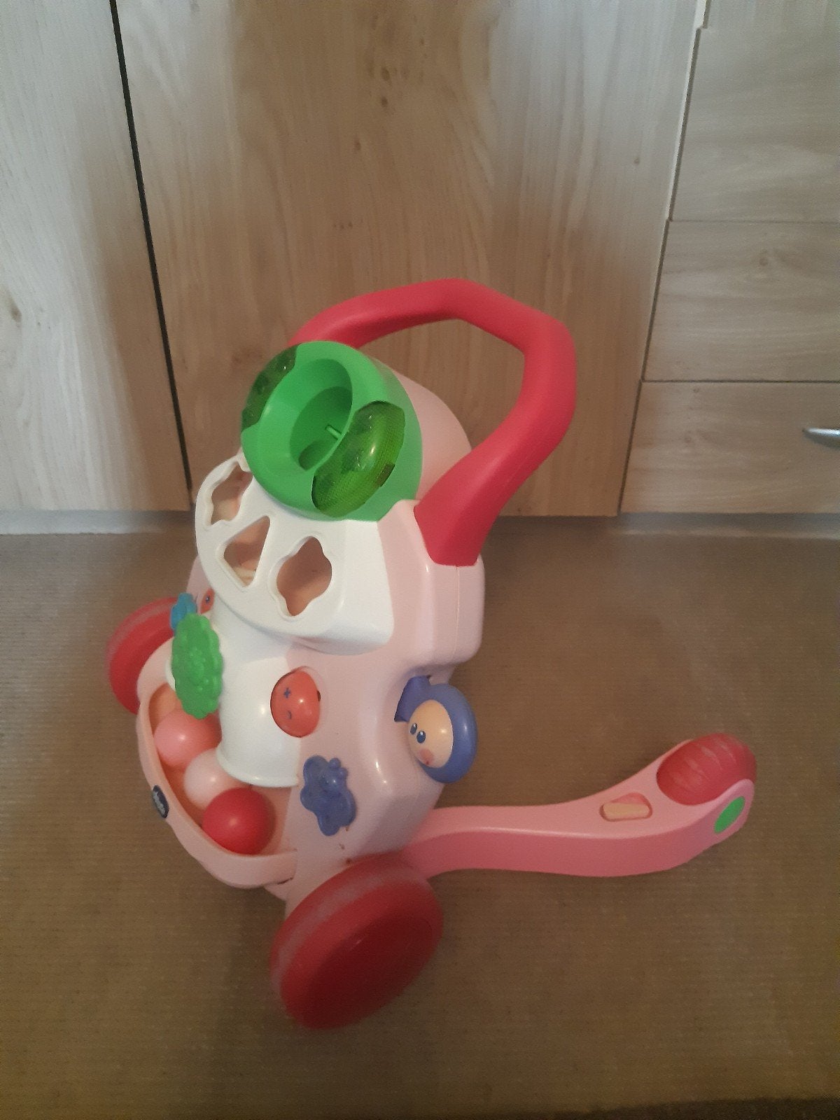 Chicco Baby Walker - Roze loopwagen met ballen, Ophalen, Gebruikt, Overige typen, Met geluid