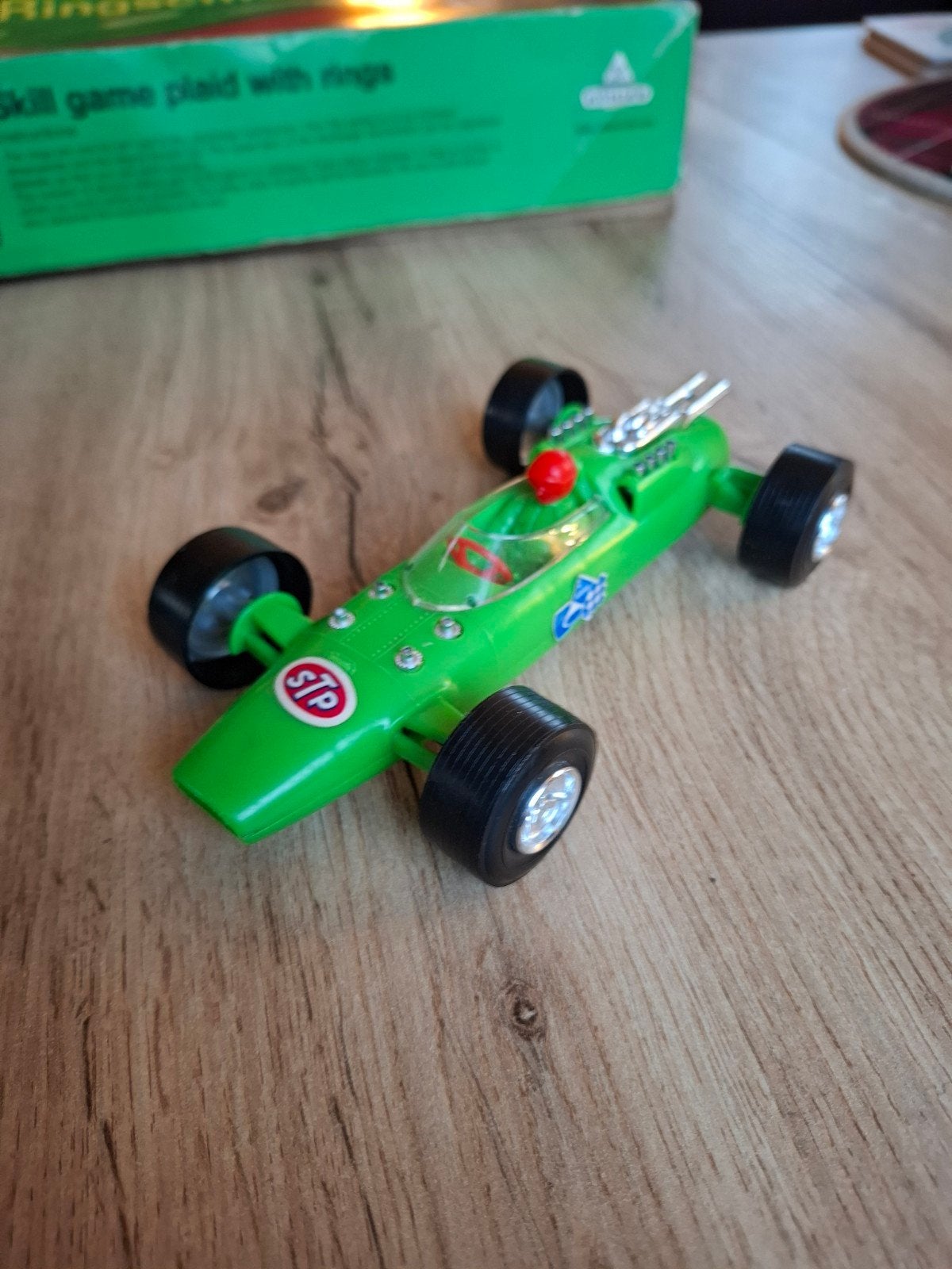 Vintage Formule 1 Raceauto - Groen STP Model, Verzamelen, Ophalen of Verzenden, Gebruikt