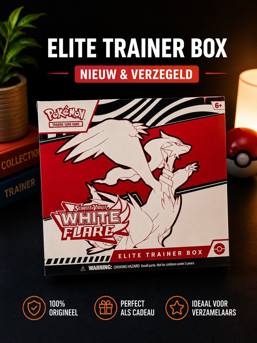Pokémon S&V White Flare ETB - Meerdere beschikbaar., Verzenden, Nieuw, Boosterbox