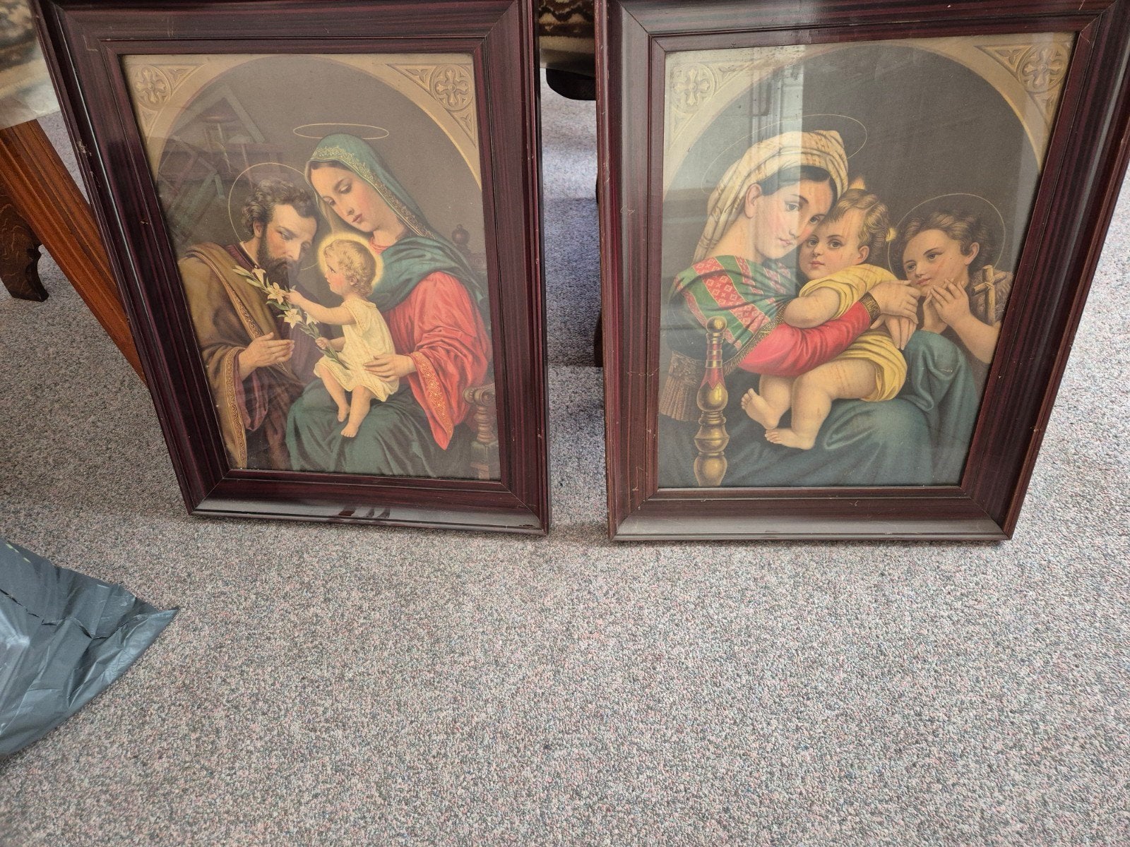 2 grote religieuze schilderijen, Antiek en Kunst, Ophalen