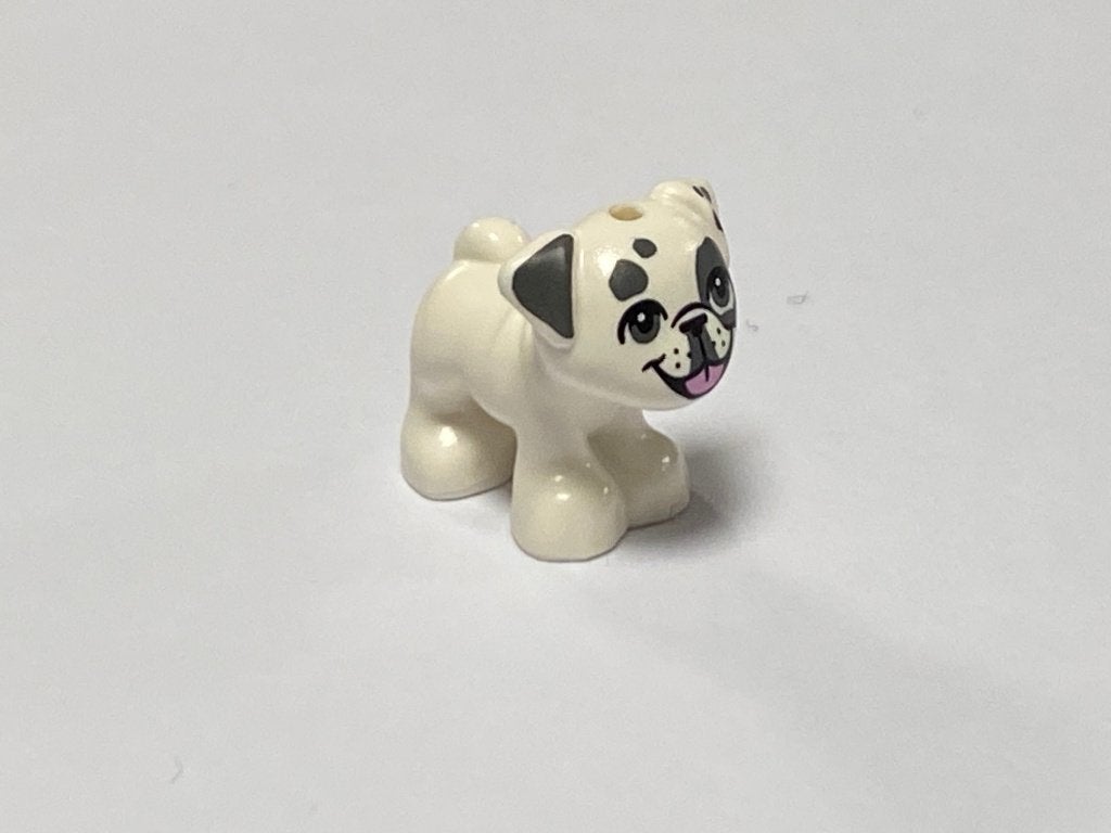 Nieuwe Lego witte mopshond / pug (Juno), Overige thema's, Lego, Overige typen, Nieuw