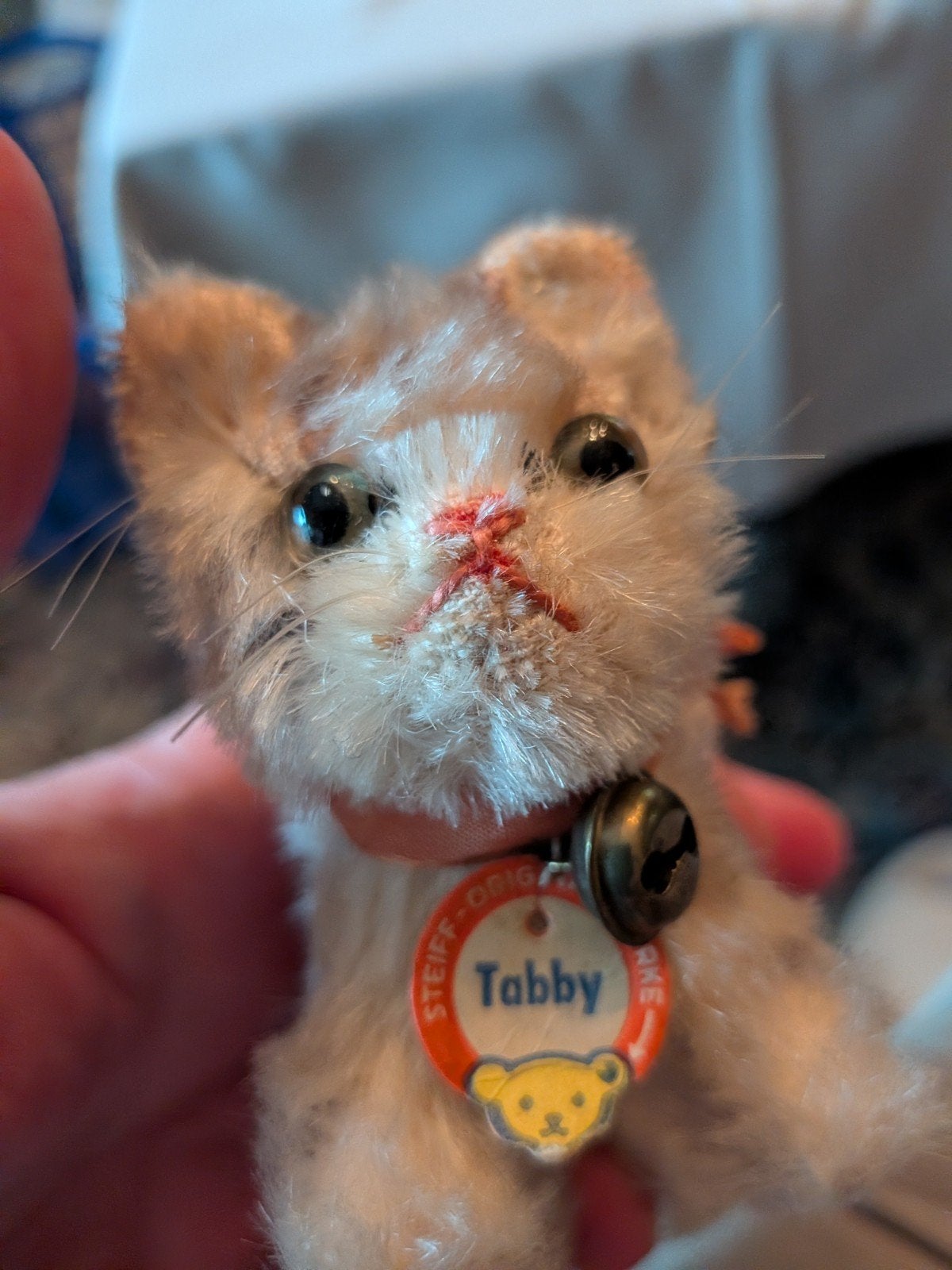Zeldzame Steiff "Tabby" kitten uit jaren '50 - Compleet!, Ophalen
