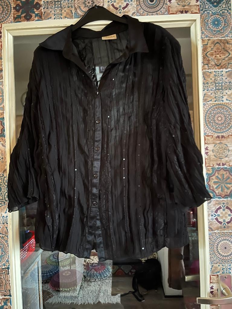 Nette zwarte tuniek maat 44 nu voor 14,99€, Zwart, Maat 42/44 (L), Ophalen of Verzenden, Gedragen