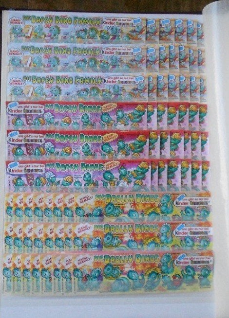 Kindersurprise / Ferrero : BPZ = Papiertjes van de SERIE's, Ophalen of Verzenden, Zo goed als nieuw, Overige typen