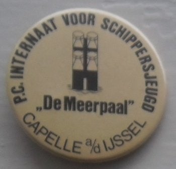 Button - De Meerpaal - Capelle a/d/ IJssel, Ophalen of Verzenden, Zo goed als nieuw, Overige onderwerpen, Button