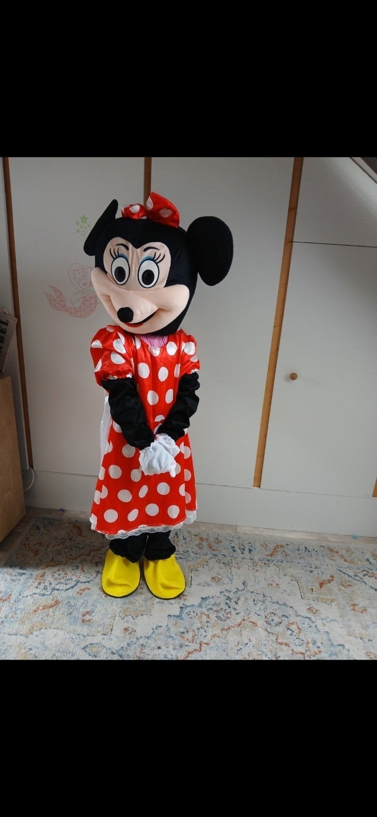Minnie Mouse mascotte te koop of te huur, Ophalen of Verzenden