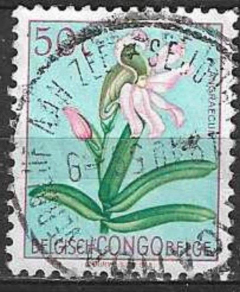 Belgisch Congo 1952 - Yvert 307 - Flora - Bloemen (ST), Verzenden, Overige landen, Gestempeld