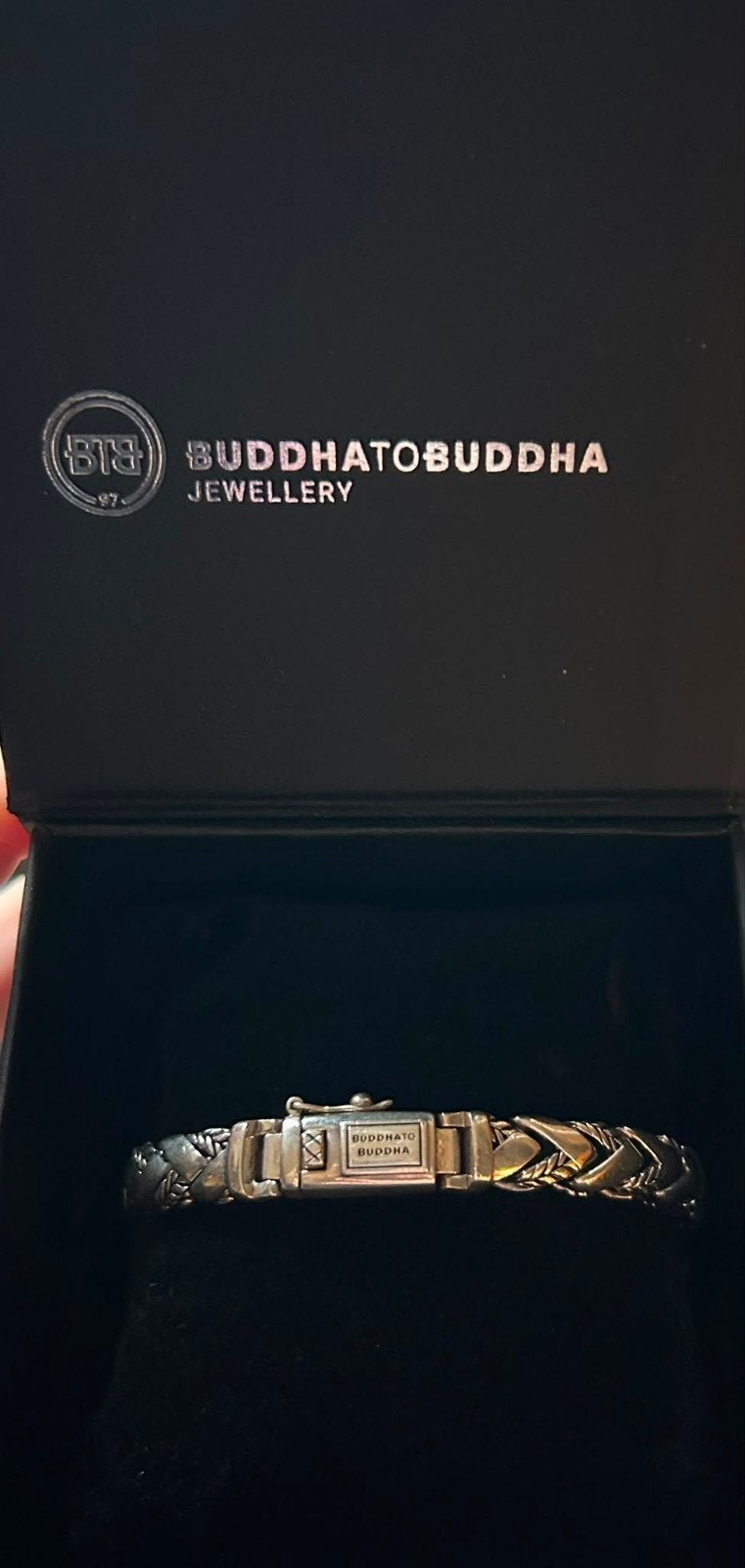 Buddha to buddha armband, Ophalen, Zo goed als nieuw, Zilver, Zilver