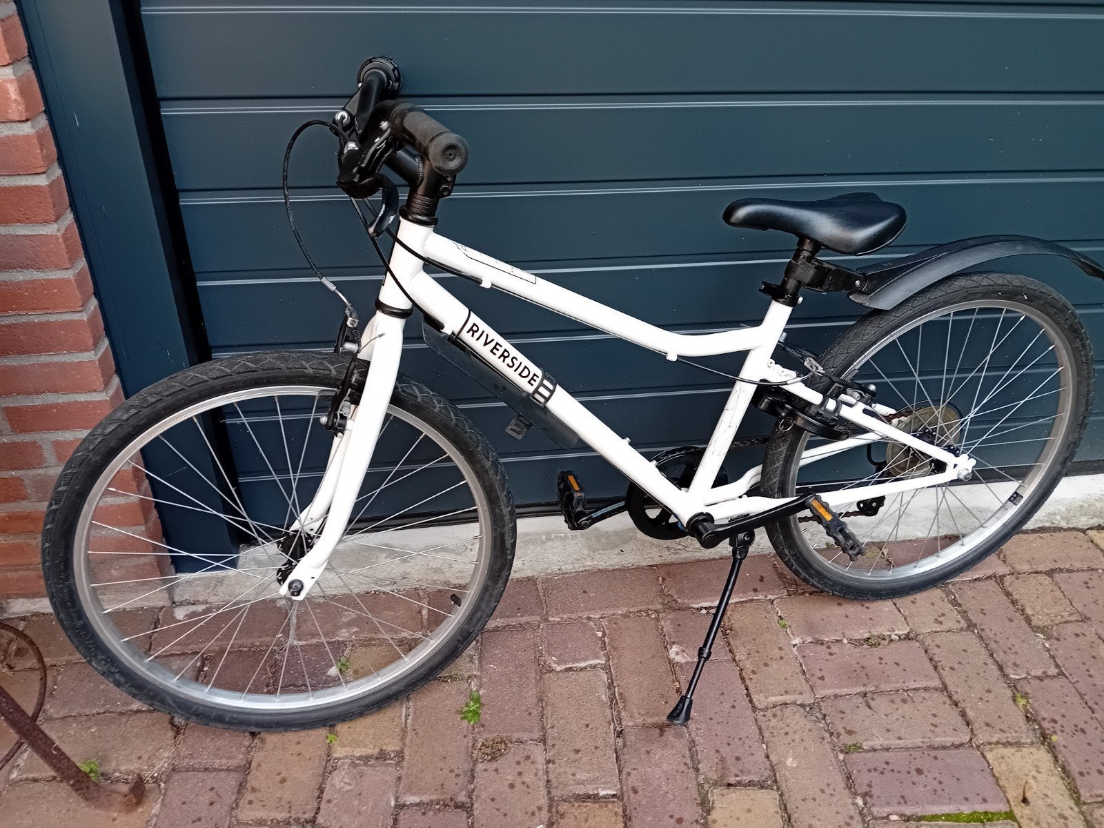 B'Twin Riverside 24 inch Jongensfiets 6 versnellingen, Ophalen, 24 inch, Zo goed als nieuw, B'Twin