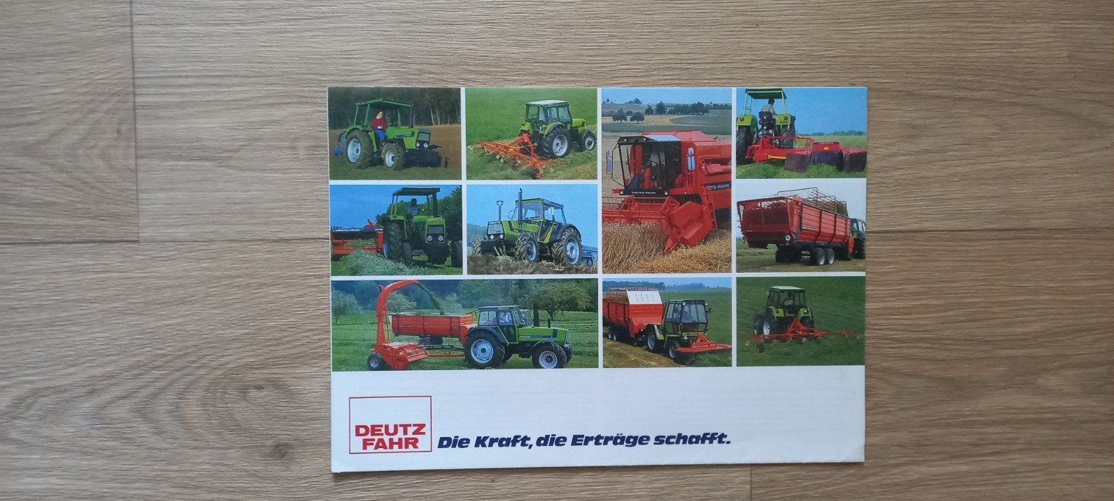 D 8 : Deutz  Fahr folder., Ophalen of Verzenden, Zo goed als nieuw