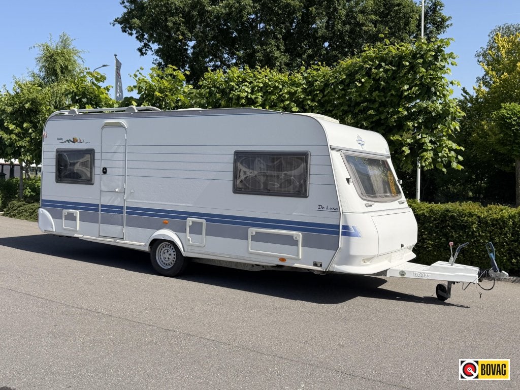 Hobby De Luxe 540 UFE Voortent,Ruime caravan, Caravans en Kamperen, Caravans, Rondzit, Hobby, Bedrijf, Overige typen