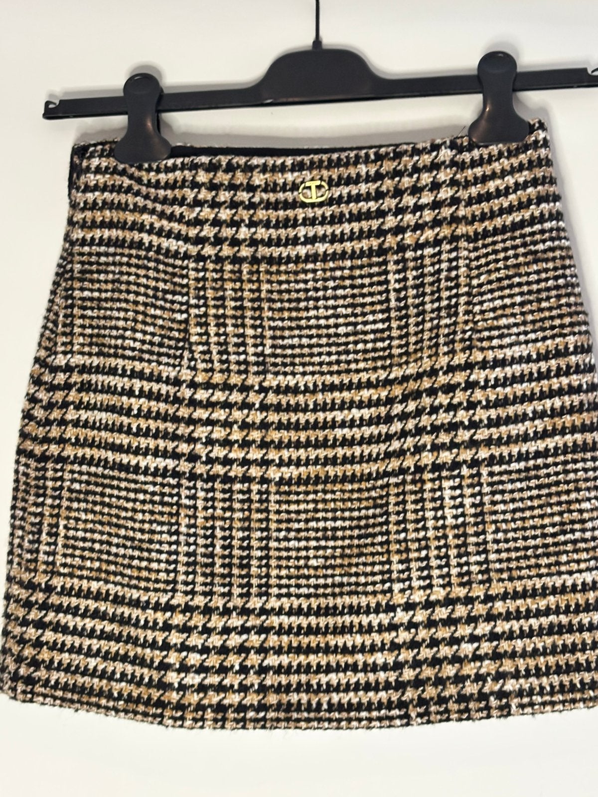 Twinset zwart bruin rokje maat it 40. Nl 36, Zwart, Ophalen of Verzenden, Zo goed als nieuw, Maat 36 (S)