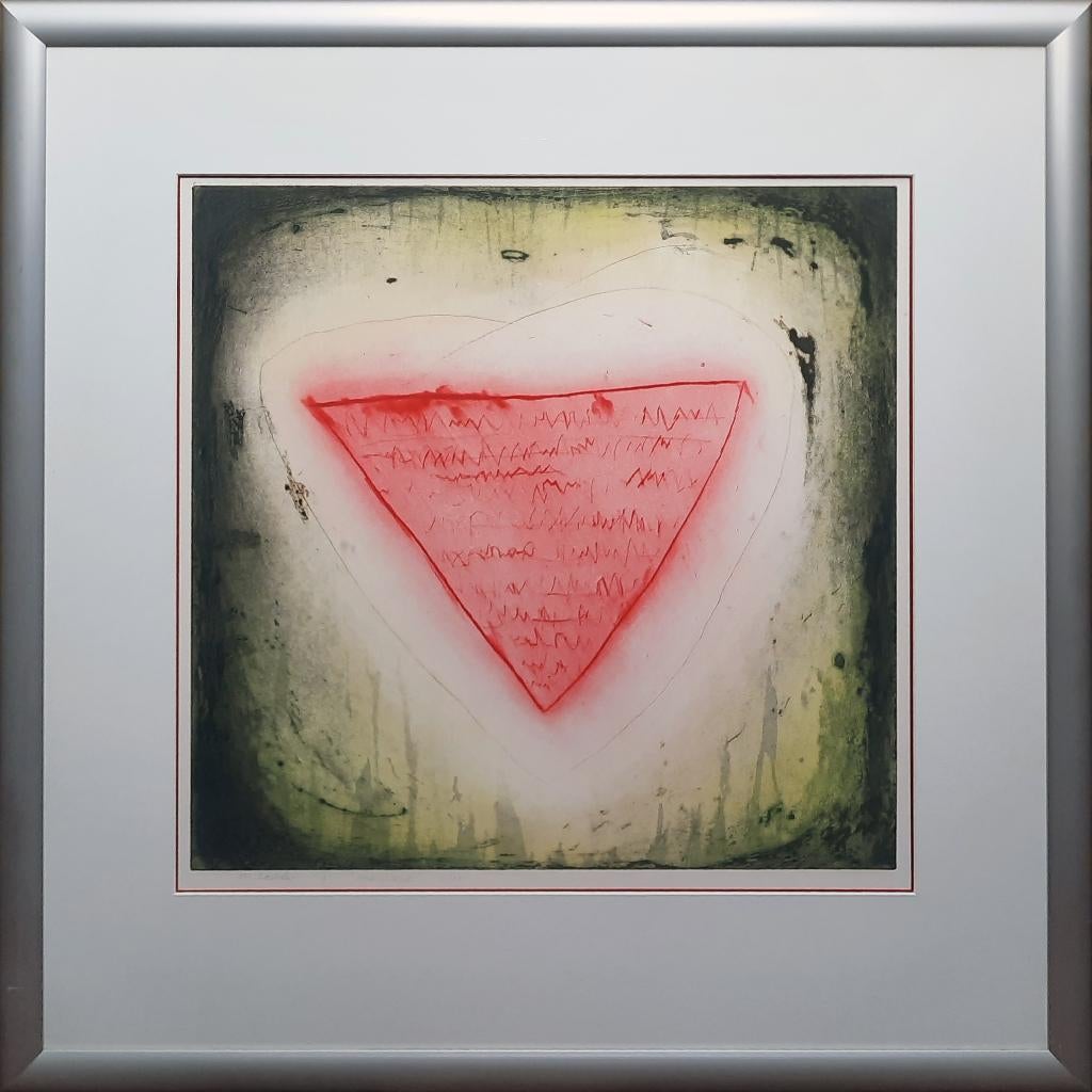 Message 3/15 - Kunstenaar: Madeleine Leddy, Ophalen, Ingelijst, 77 cm, 79 cm