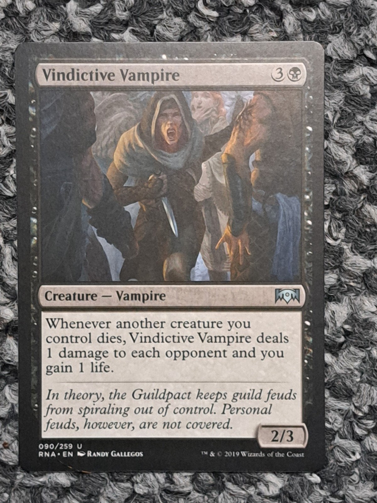 Vindictive Vampire - Magic: The Gathering Kaart, Verzenden, Zo goed als nieuw, Losse kaart
