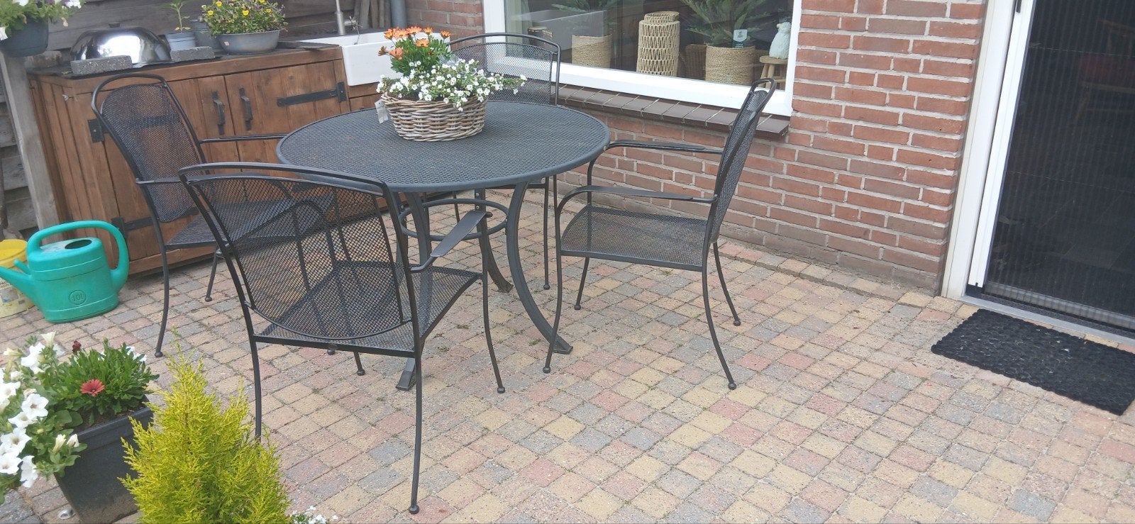Tuinset royal garden, Ophalen of Verzenden, Gebruikt, 4 zitplaatsen, Tuinset
