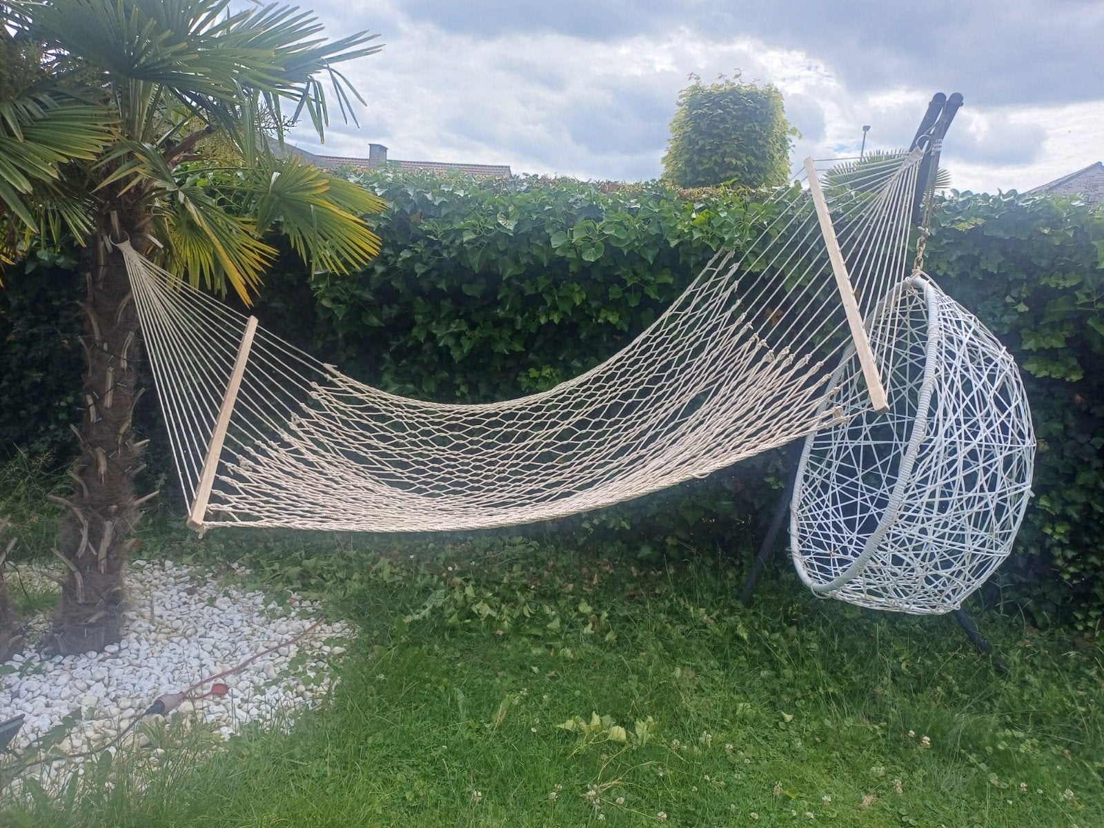 Ibiza stijl hangmat, Ophalen