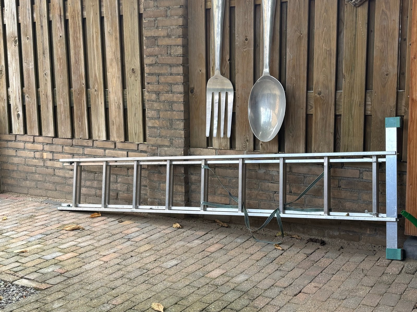 Reformladder - Eurostairs Home EU7509, Doe-het-zelf en Verbouw, Ophalen, Gebruikt, Ladder, Opvouwbaar of Inschuifbaar